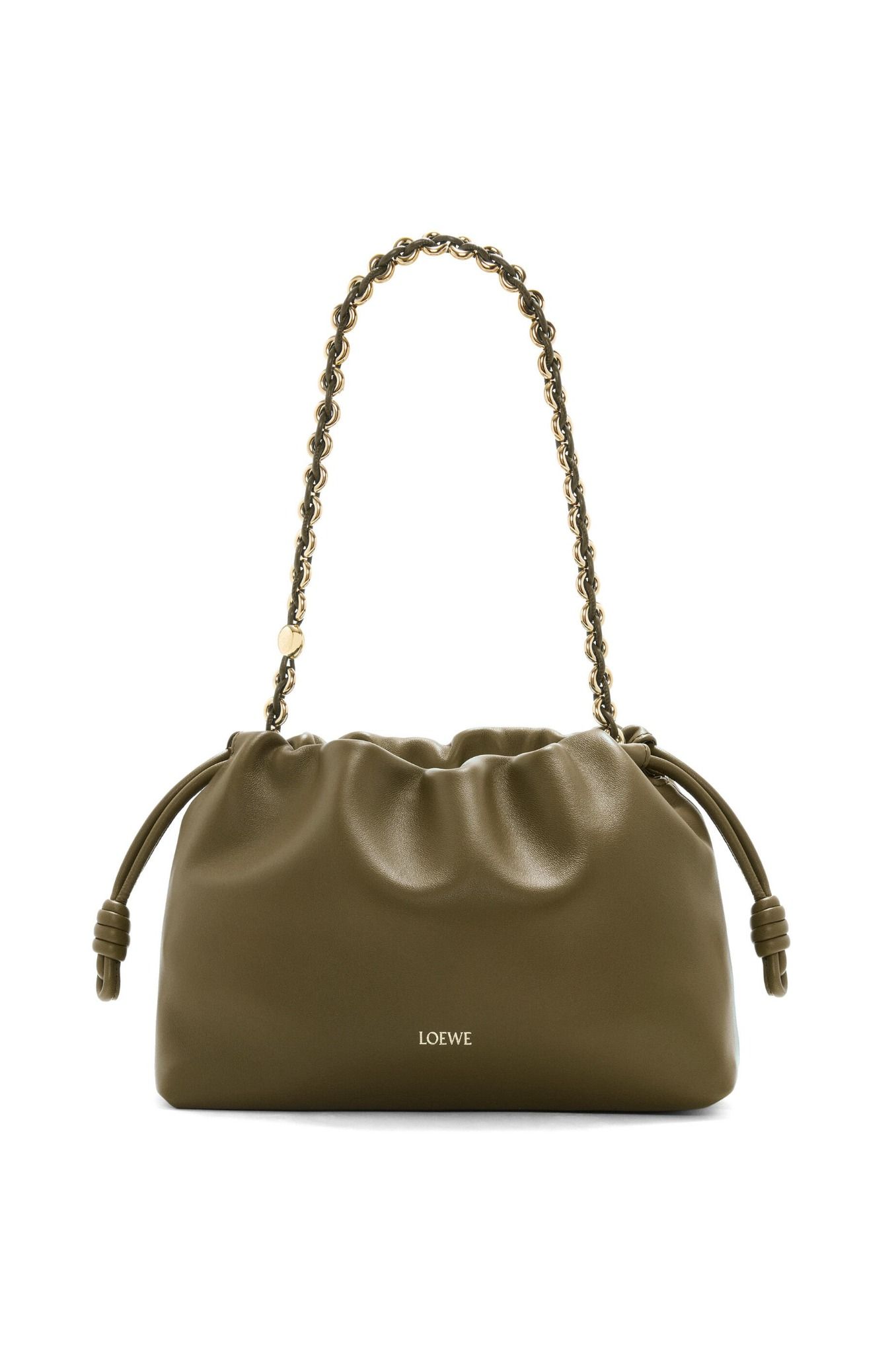  Túi Nữ Loewe Medium Flamenco Purs 'Dark Khaki Green' 
