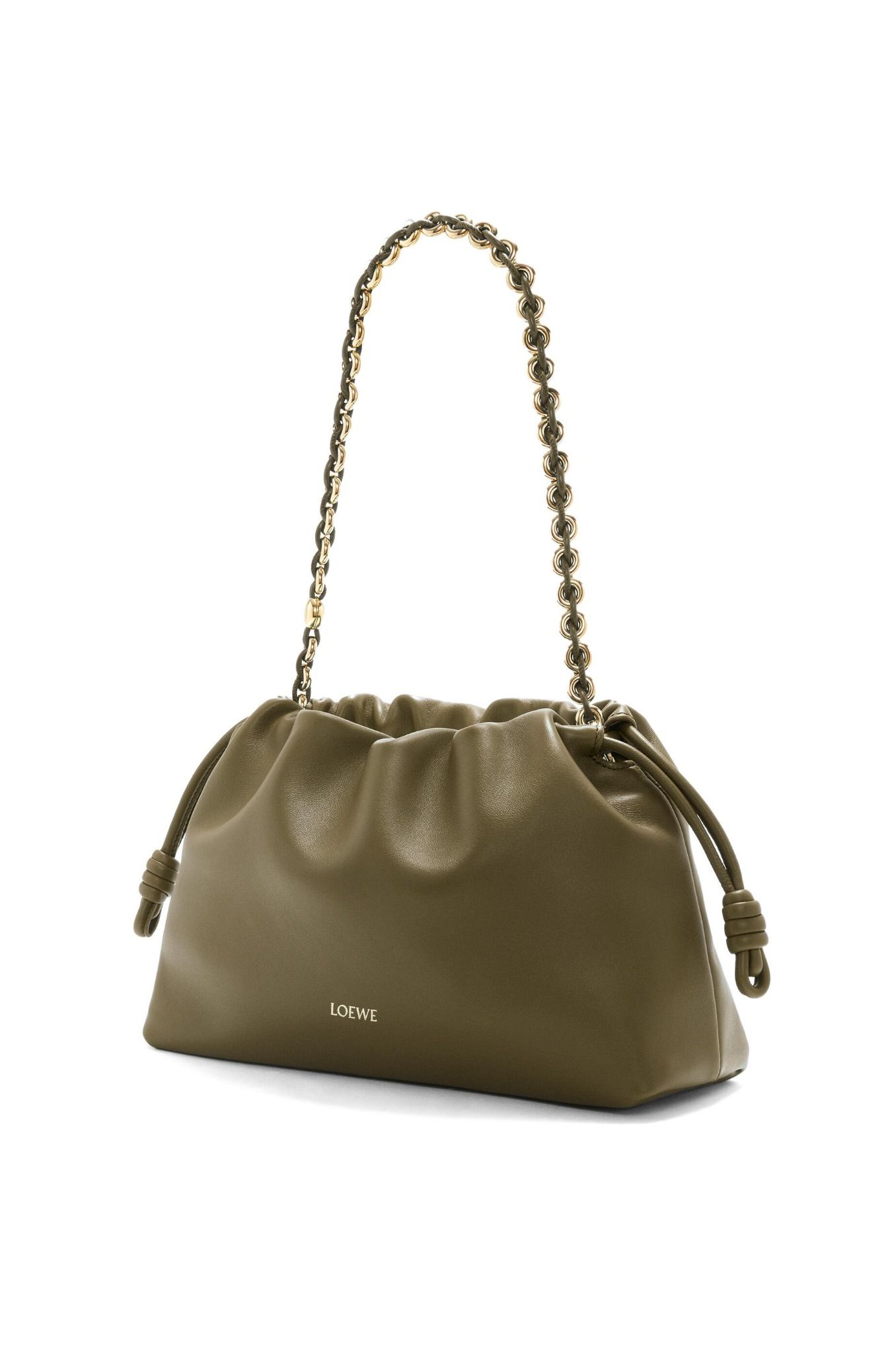  Túi Nữ Loewe Medium Flamenco Purs 'Dark Khaki Green' 