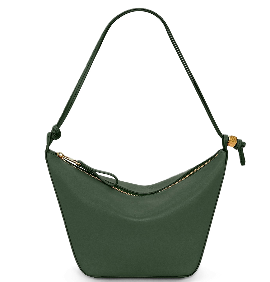 バッグ・カバンその他 Loewe Hammock Hobo bag mini khaki green Mini Hammock hobo in classic calfskin Green - LOEWE