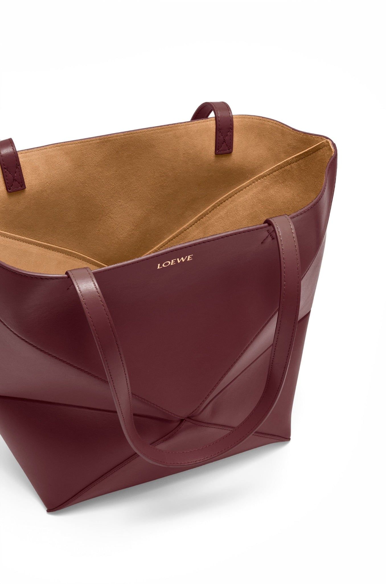  Túi Nữ Loewe Medium Puzzle Fold Tote 'Dark Burgundy' 