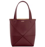  Túi Nữ Loewe Mini Puzzle Fold Tote 'Dark Burgundy' 