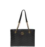  Túi Gucci GG Marmont Quilted Shoulder Bag 'Black' 