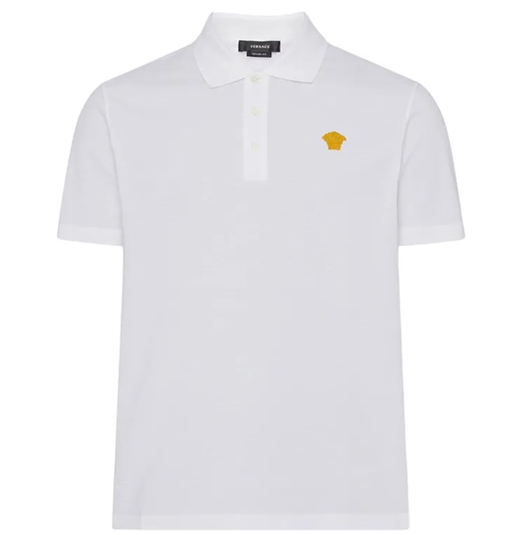  Áo Nam Versace Medusa Polo 'White' 
