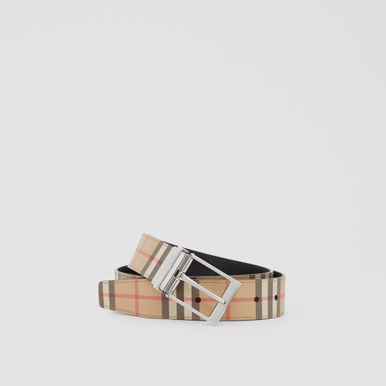  Thắt Lưng Nam Burberry Reversible Vintage Check 'Archive Beige' 