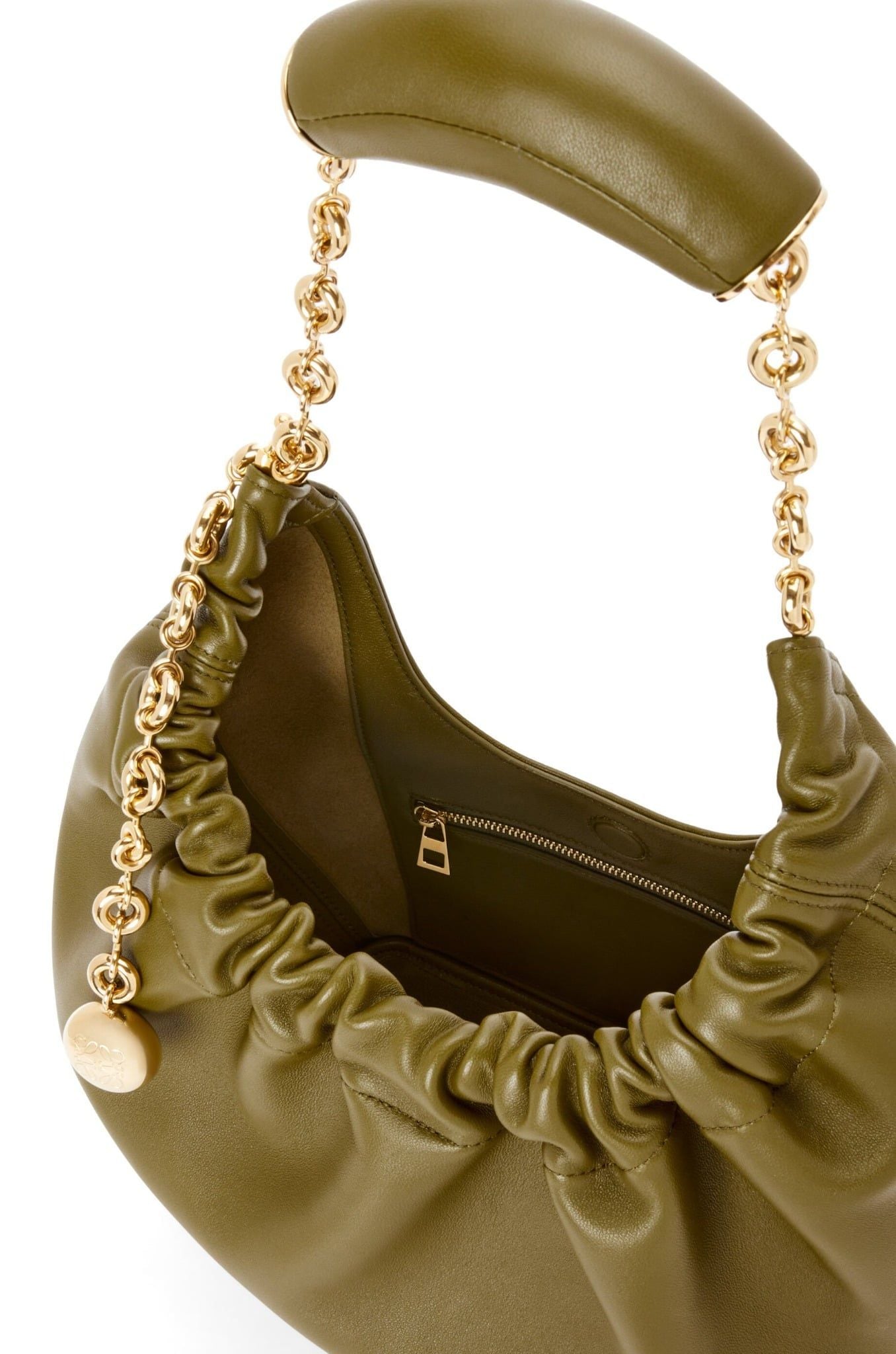  Túi Nữ Loewe Small Squeeze Bag 'Olive' 
