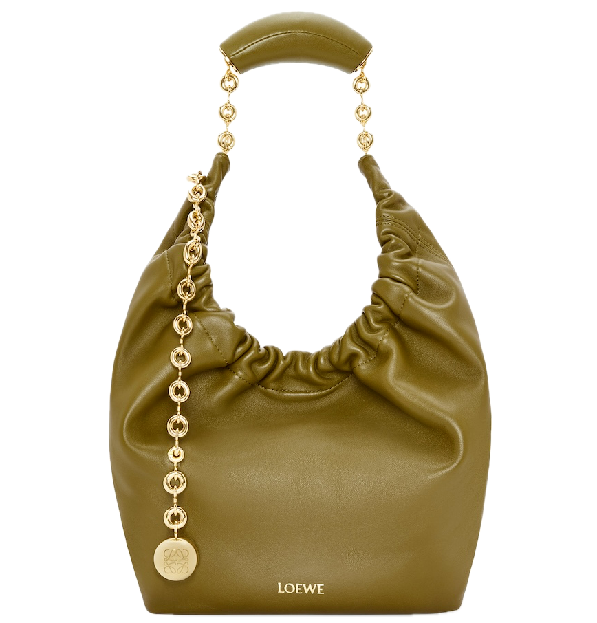  Túi Nữ Loewe Small Squeeze Bag 'Olive' 
