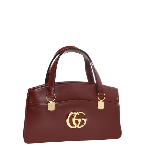  Túi Nữ Gucci Plain Leather Handbags 'Brown' 