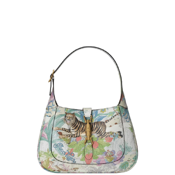  Túi Nữ Gucci Tiger Jackie 1961 Small Off White 'Multicolor' 