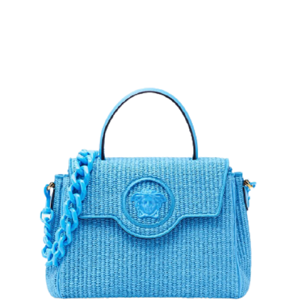  Túi Nữ Versace La Medusa Handbag DV 'Blue' 