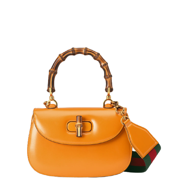  Túi Nữ Gucci Small Bamboo Marigold 'Yellow' 
