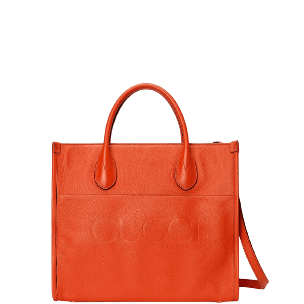  Túi Nữ Gucci Small Tote With Gucci Logo 'Orange' ‎ 