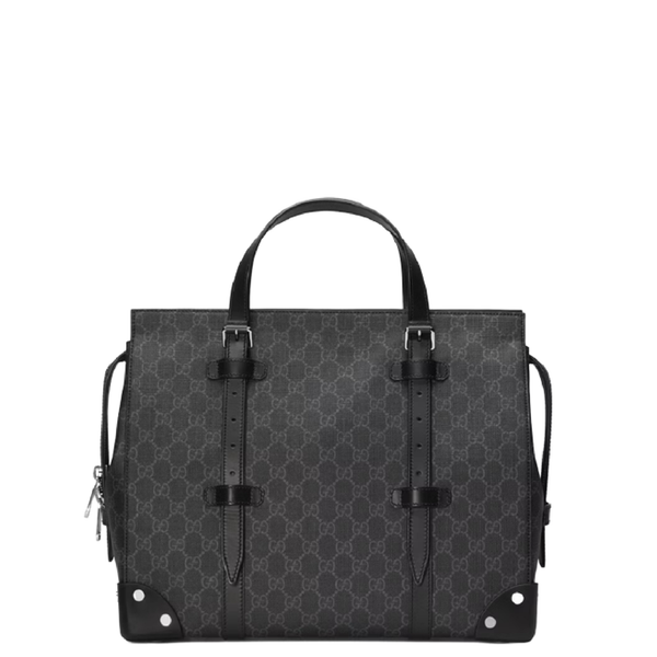  Túi Nam Gucci GG Tote 'Grey Black GG' 