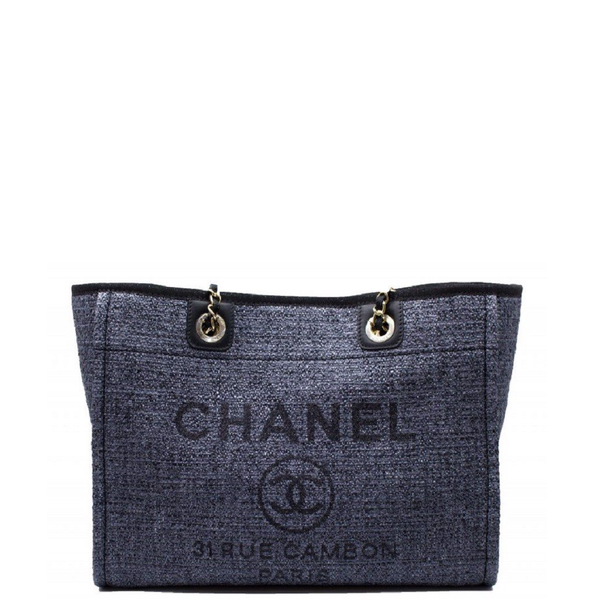  Túi Nữ Chanel Deauville Shopping Tote Bag 'Navy' 