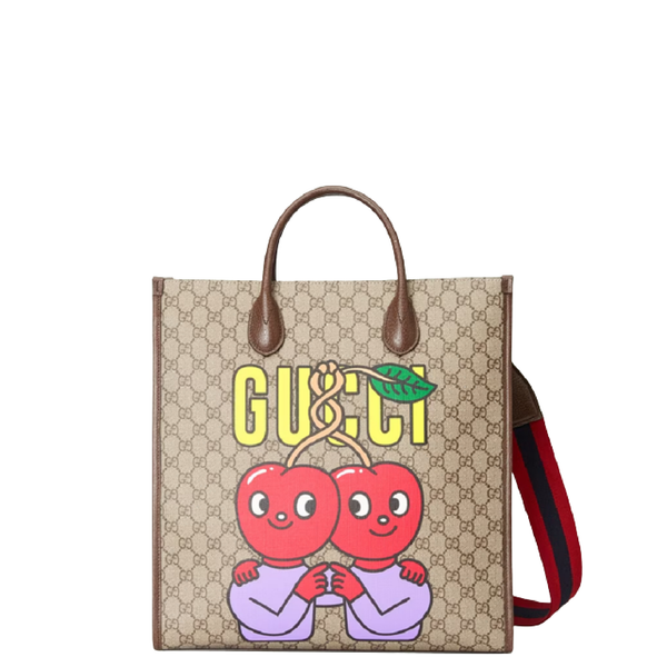  Túi Nữ Gucci Cherry Print 'Brown' 