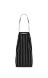  Túi Nữ Saint Laurent Long Basket 'Noir Et Gris' 