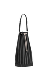  Túi Nữ Saint Laurent Long Basket 'Noir Et Gris' 