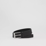  Thắt Lưng Nam Burberry Embossed Check Leather Belt 'Black' 