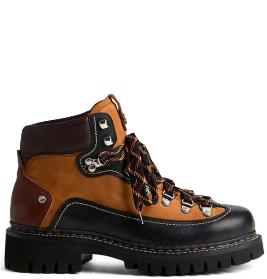  Giày Nam Dsquared2 Canadian Hiking 'Black' 
