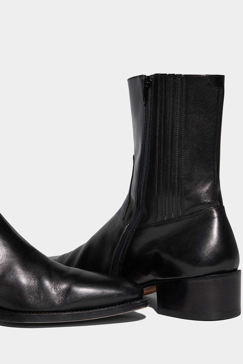  Giày Nam Dsquared2 Pierre Ankle 'Black' 