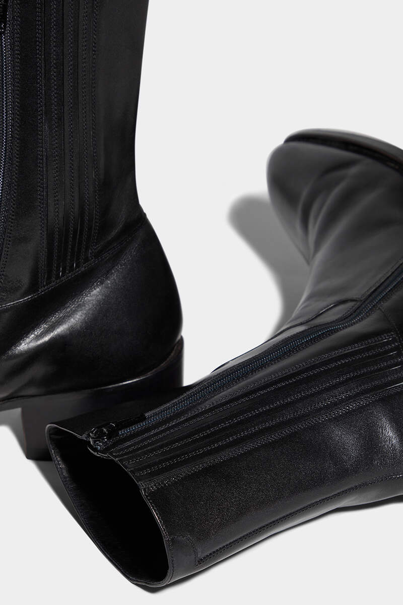  Giày Nam Dsquared2 Pierre Ankle 'Black' 