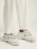  Giày Nam Maison Margiela Low-top Retro Fit Laminated 'White' 