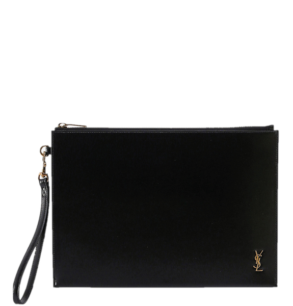  Túi Nam Saint Laurent Tiny Cassandre Zipped 'Black' 