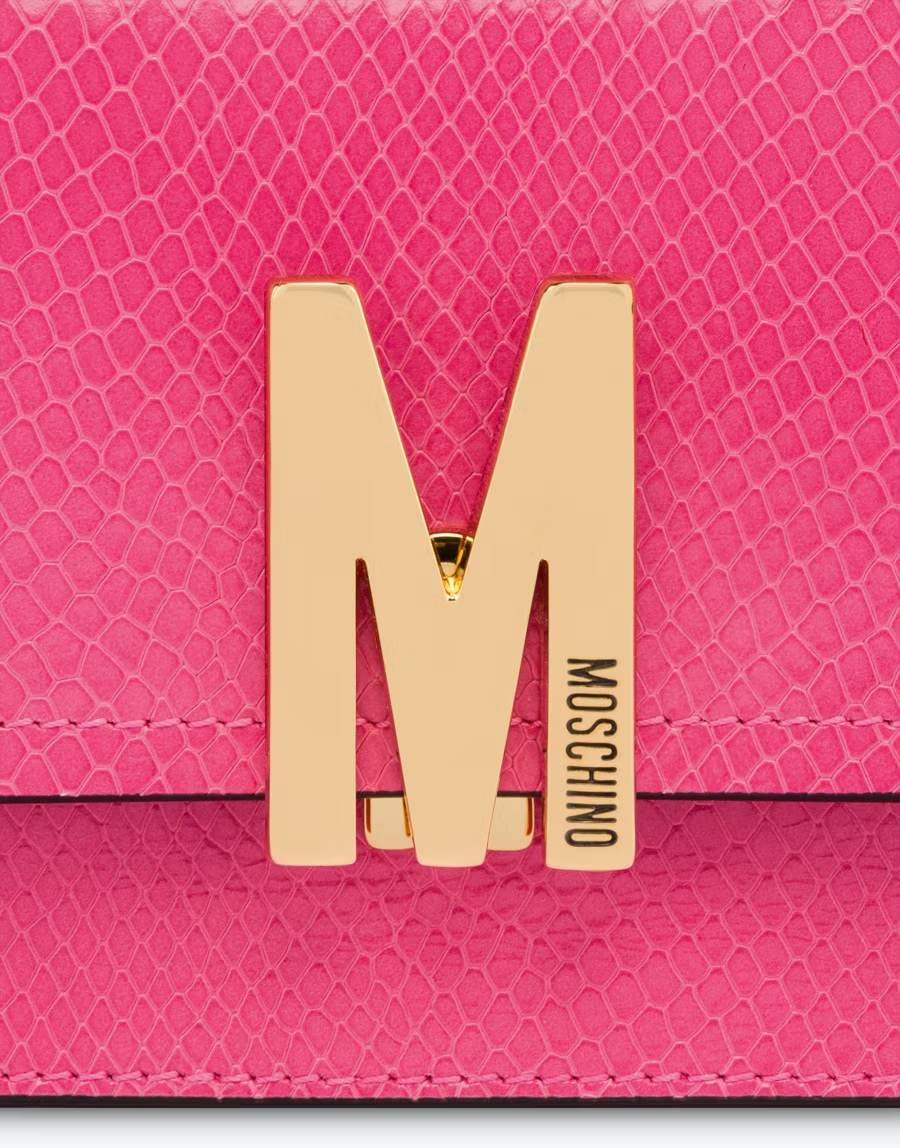 Túi Moschino Nữ Python Print M Shoulder Bag Pink 2217 A746680050206 ...