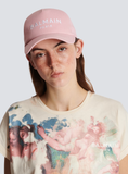  Mũ Nữ Balmain Embroidered Cotton 'Pink' 