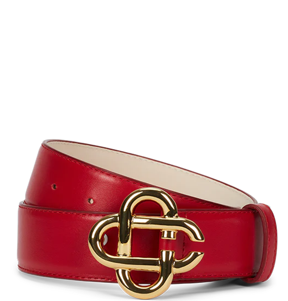  Thắt Lưng Nam Casablanca Leather Belt 'Red' 