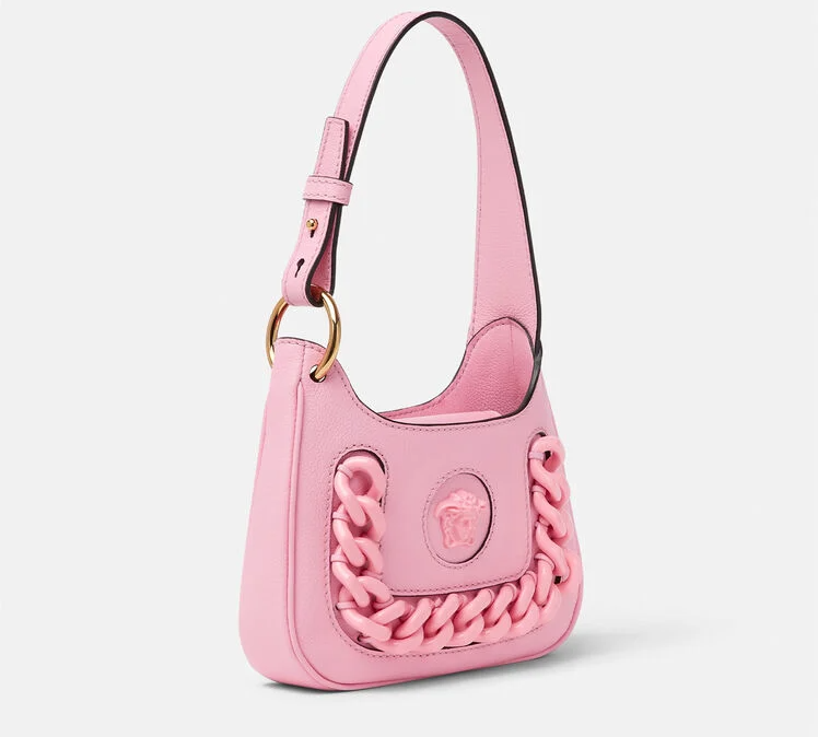  Túi Nữ Versace La Medusa Small Hobo 'Pink' 
