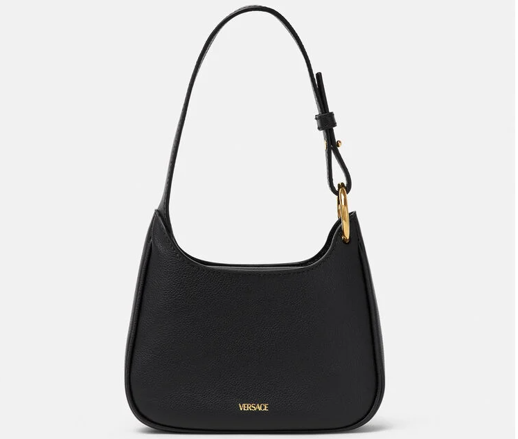  Túi Nữ Versace La Medusa Small Hobo 'Black' 