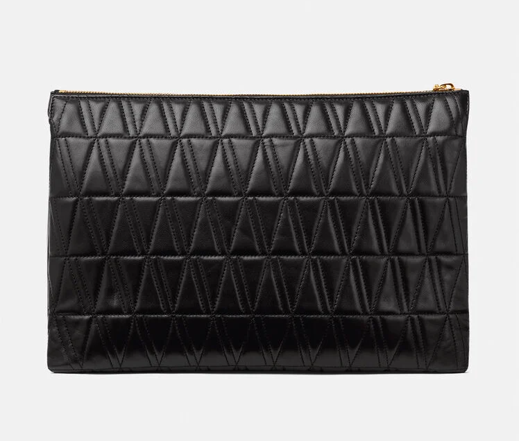  Túi Nữ Versace Virtus Shoulder 'Black' 
