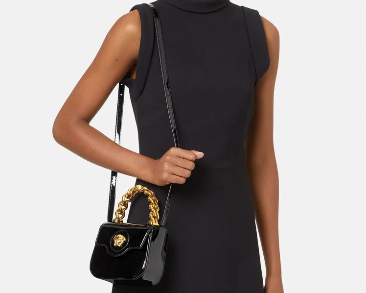  Túi Nữ Versace La Medusa Mini 'Black' 