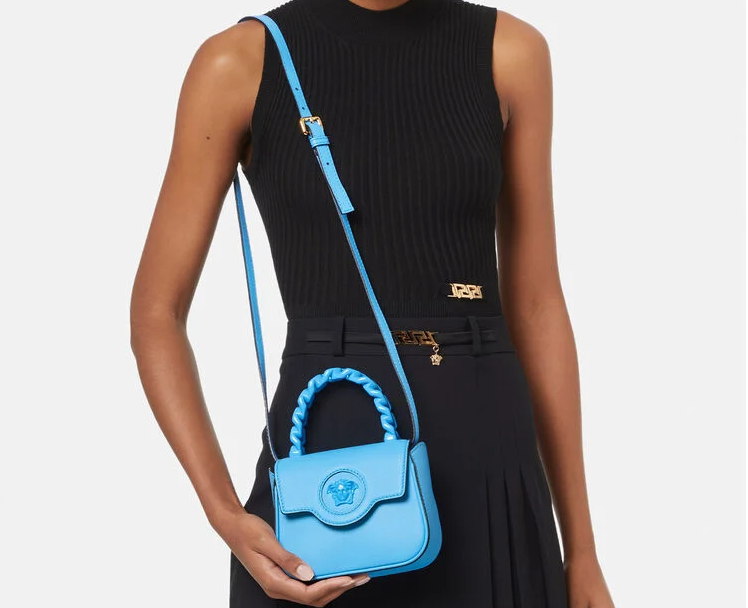  Túi Nữ Versace La Medusa Mini DV 'BLue' 