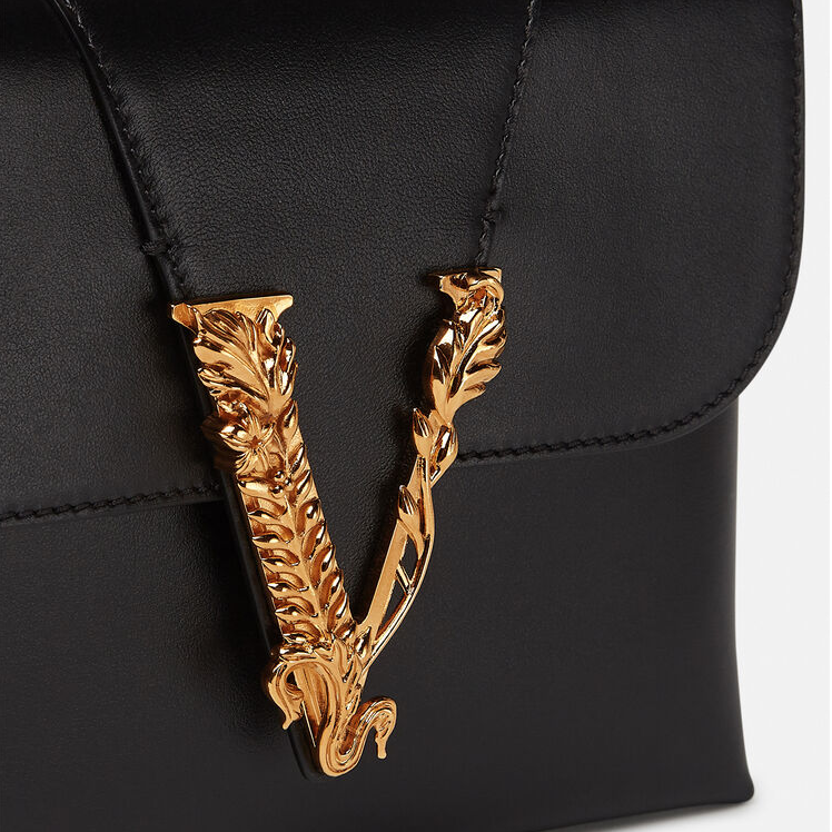  Túi Nữ Versace Virtus Clutch 'Black' 
