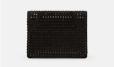  Túi Nữ Versace Virtus Studded Clutch 'Black' 