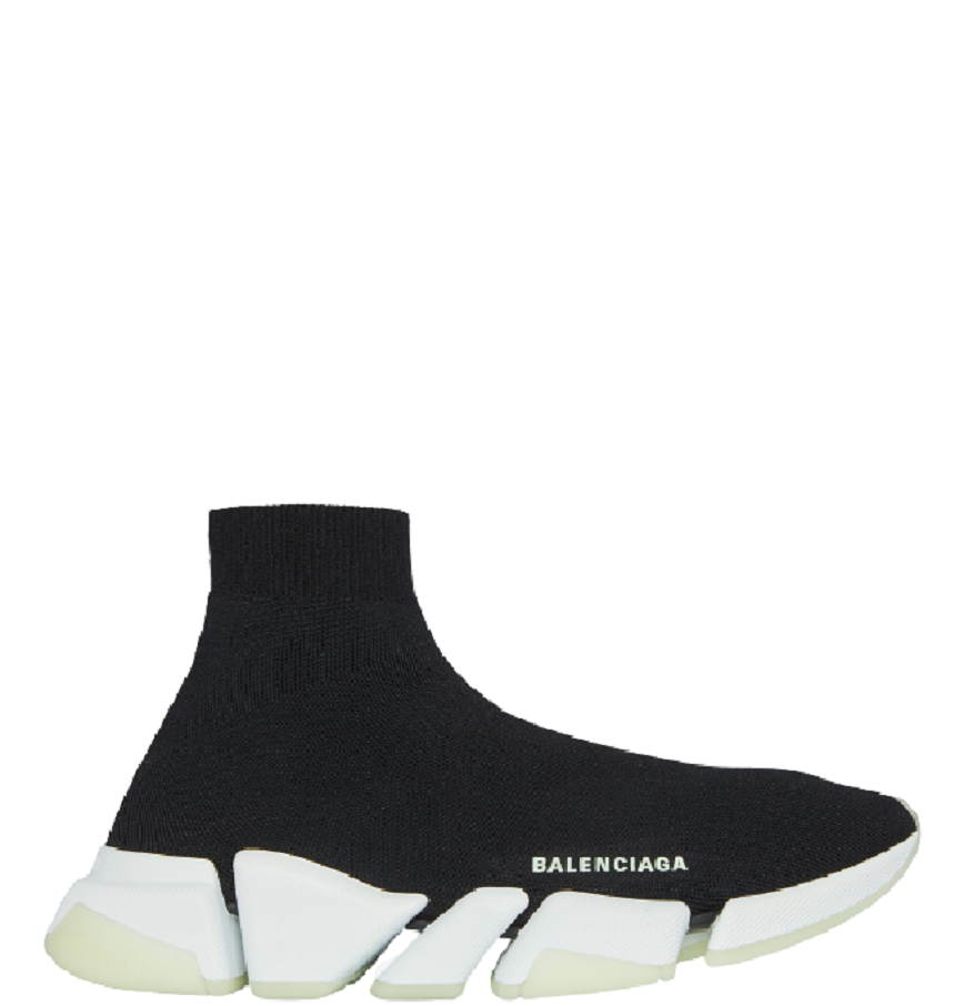  Giày Balenciaga Speed 2.0 Recycled Trainers Glow In The Dark 'Black' 