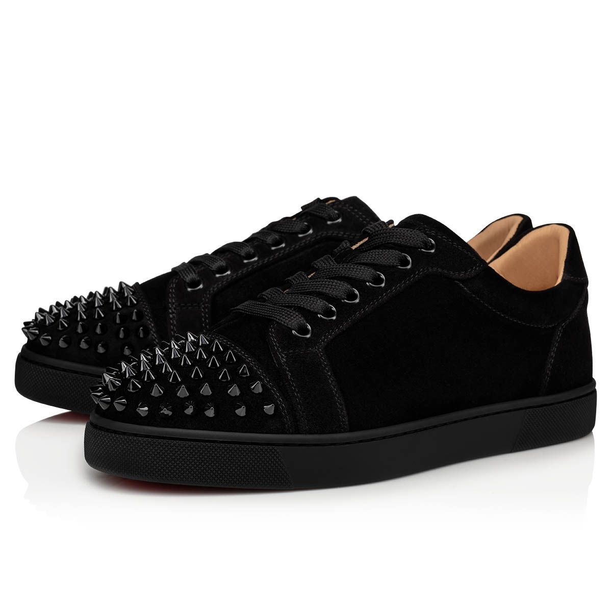 Giày Nữ Christian Louboutin Vieira Spikes 'Black' 3191433B049 – LUXITY - Main Image