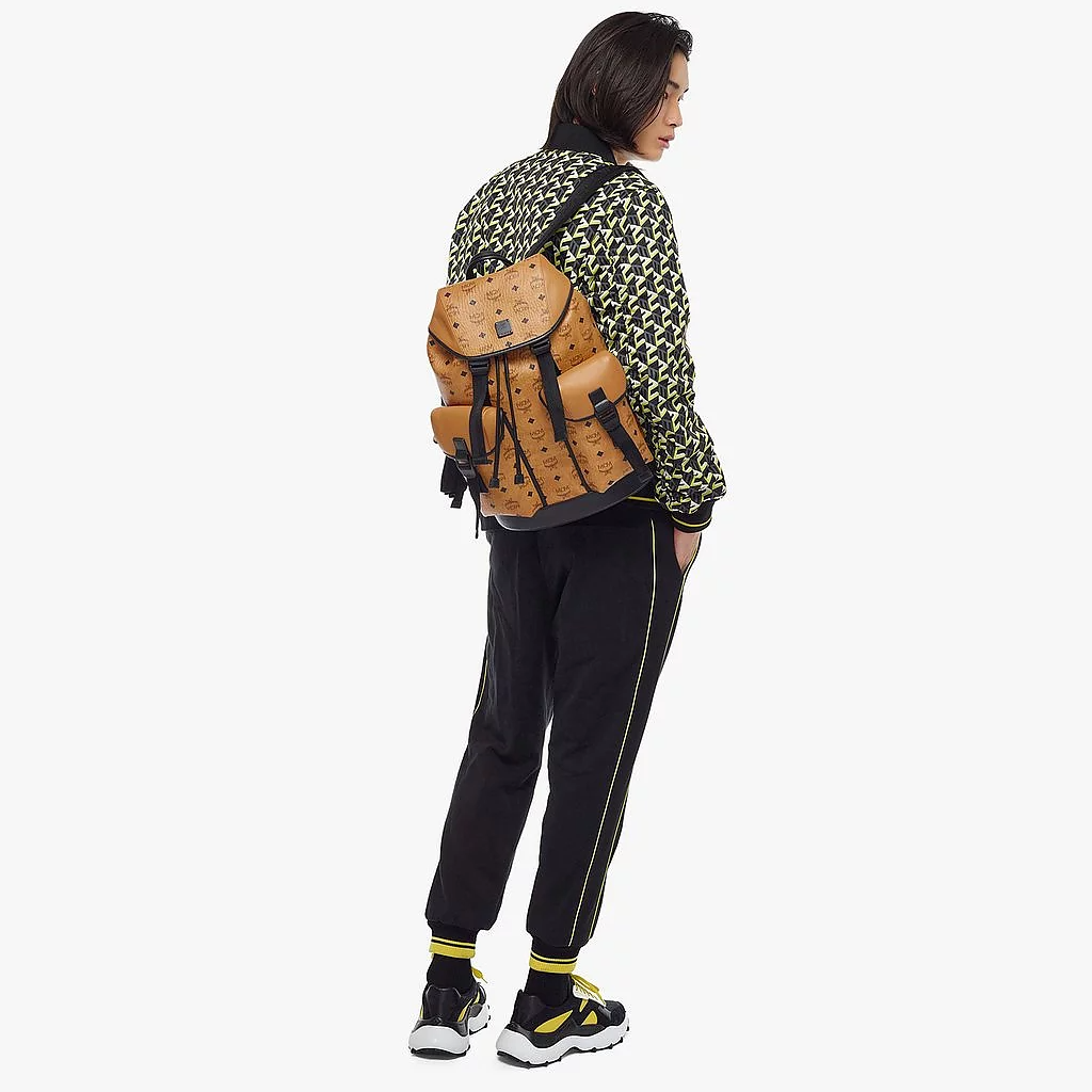  Balo Nam MCM Brandenburg Backpack 'Cognac' 