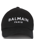  Mũ Nam Balmain Cotton With Balmain Logo 'Black' 