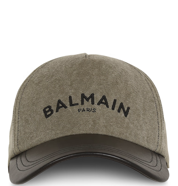  Mũ Nam Balmain Cotton With Balmain Logo 'Khaki' 