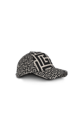  Mũ Nam Balmain Monogrammed Jacquard 'Black' 