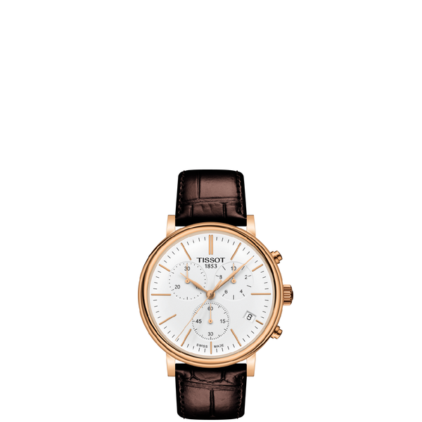  Đồng Hồ Nam Tissot Carson Premium Chronograph Quartz Dial Watch 'White' 