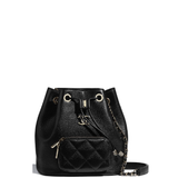  Túi Nữ Chanel Bucket Bag Calfskin 'Black' 