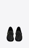  Giày Nữ Saint Laurent Le Loafer Penny Slippers In Eel 'Black' 