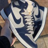  Giày Nike Air Jordan 1 Retro High 85 Georgetown 'Blue White' 