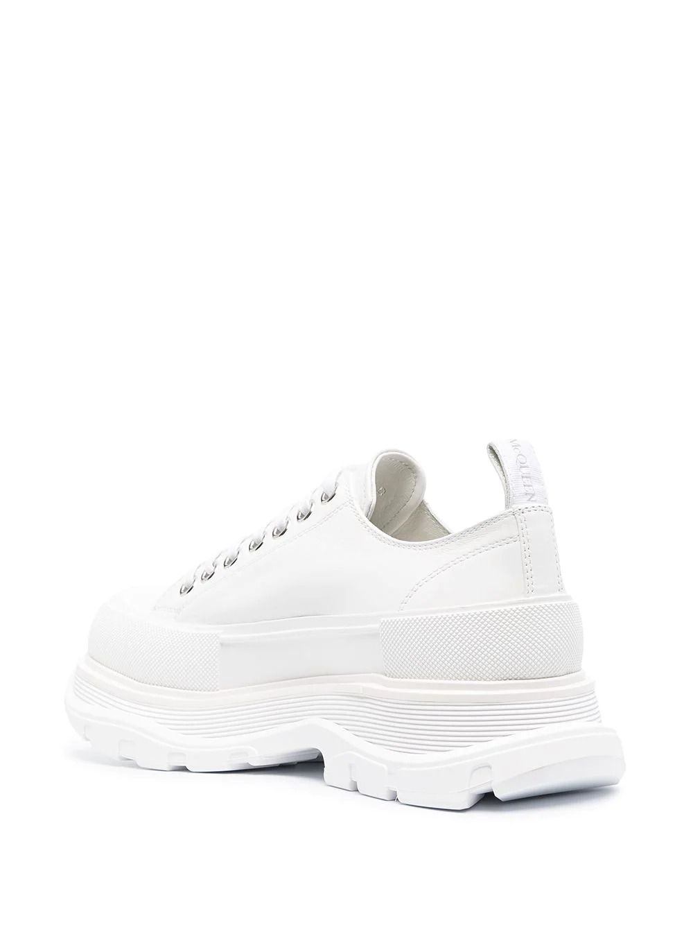  Giày Alexander McQueen Wmns Oversized Sneaker 'White' 