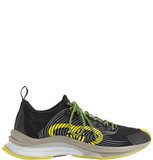  Giày Nam Gucci Run Sneaker Technical Knit Fabric 'Black' 