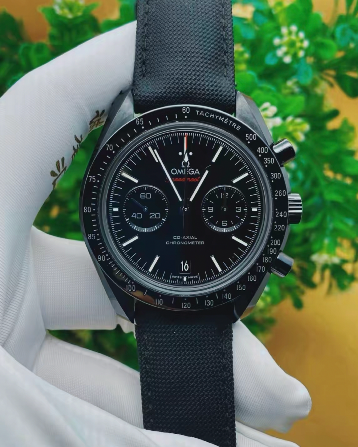  Đồng Hồ Nam Omega Speedmaster Co-Axial Chronograph 'Black' 