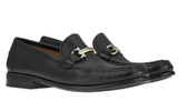  Giày Salvatore Ferragamo Nam Loafer With Gancini Ornament 'Black' 